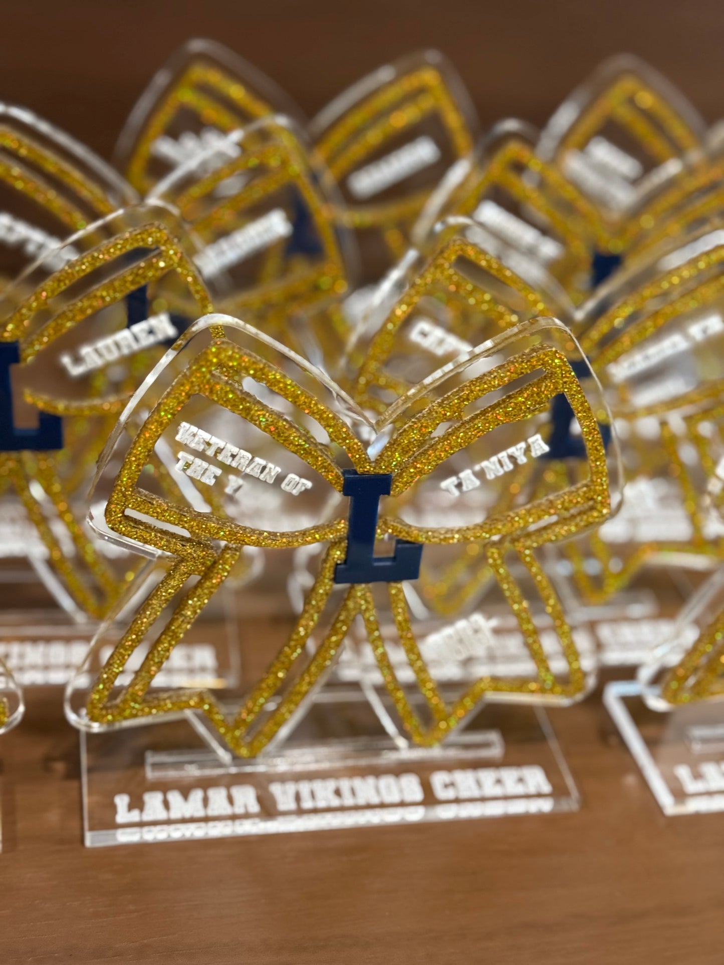 Acrylic Bow Award - Two Color