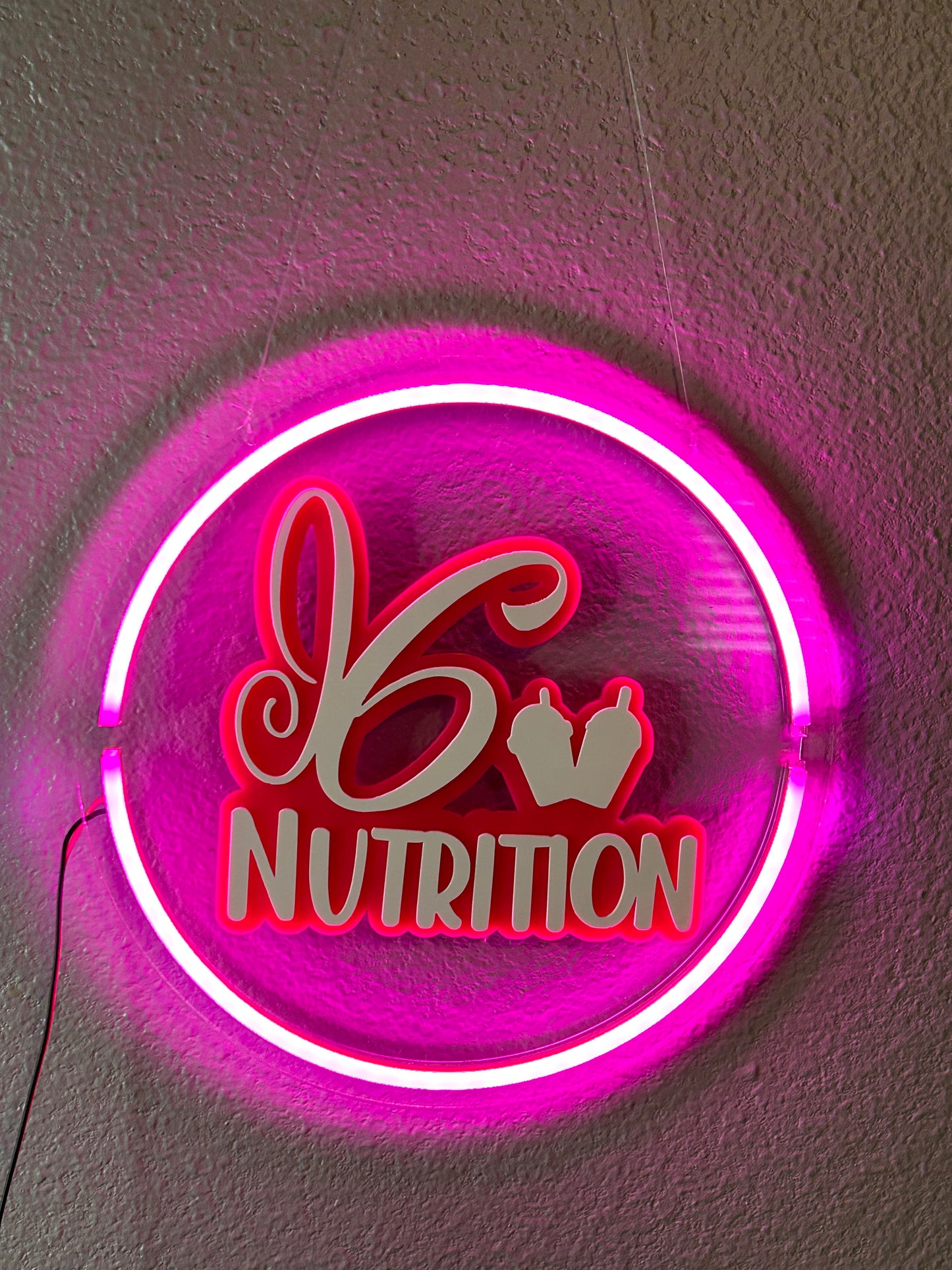 10 inch Circle Neon Sign