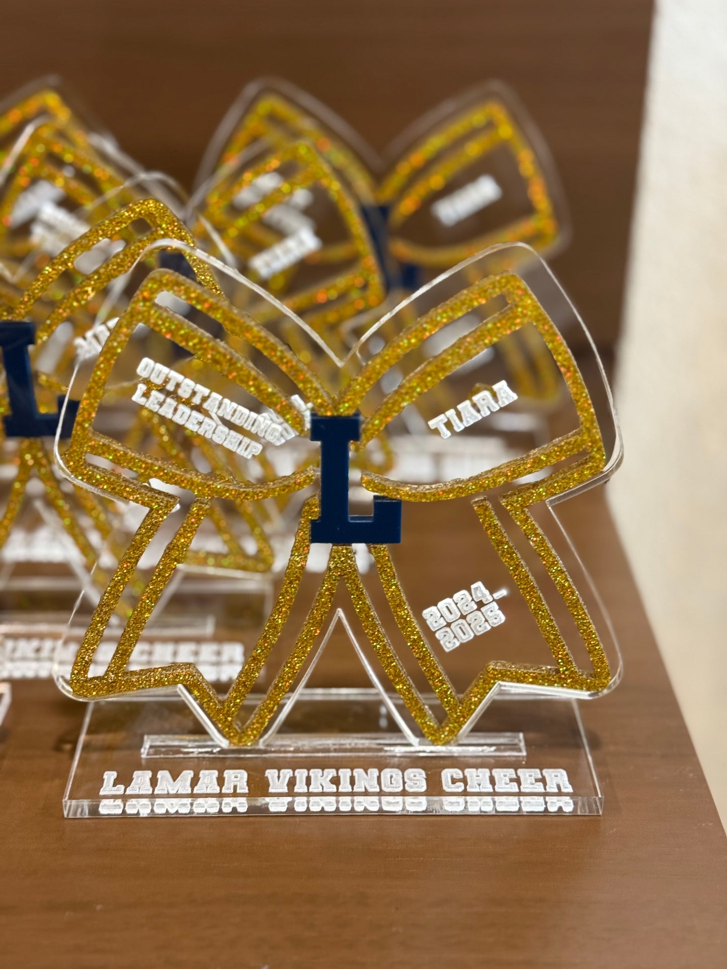 Acrylic Bow Award - Two Color